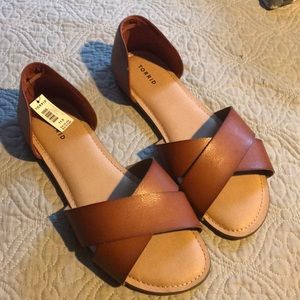 Torrid brown sandals